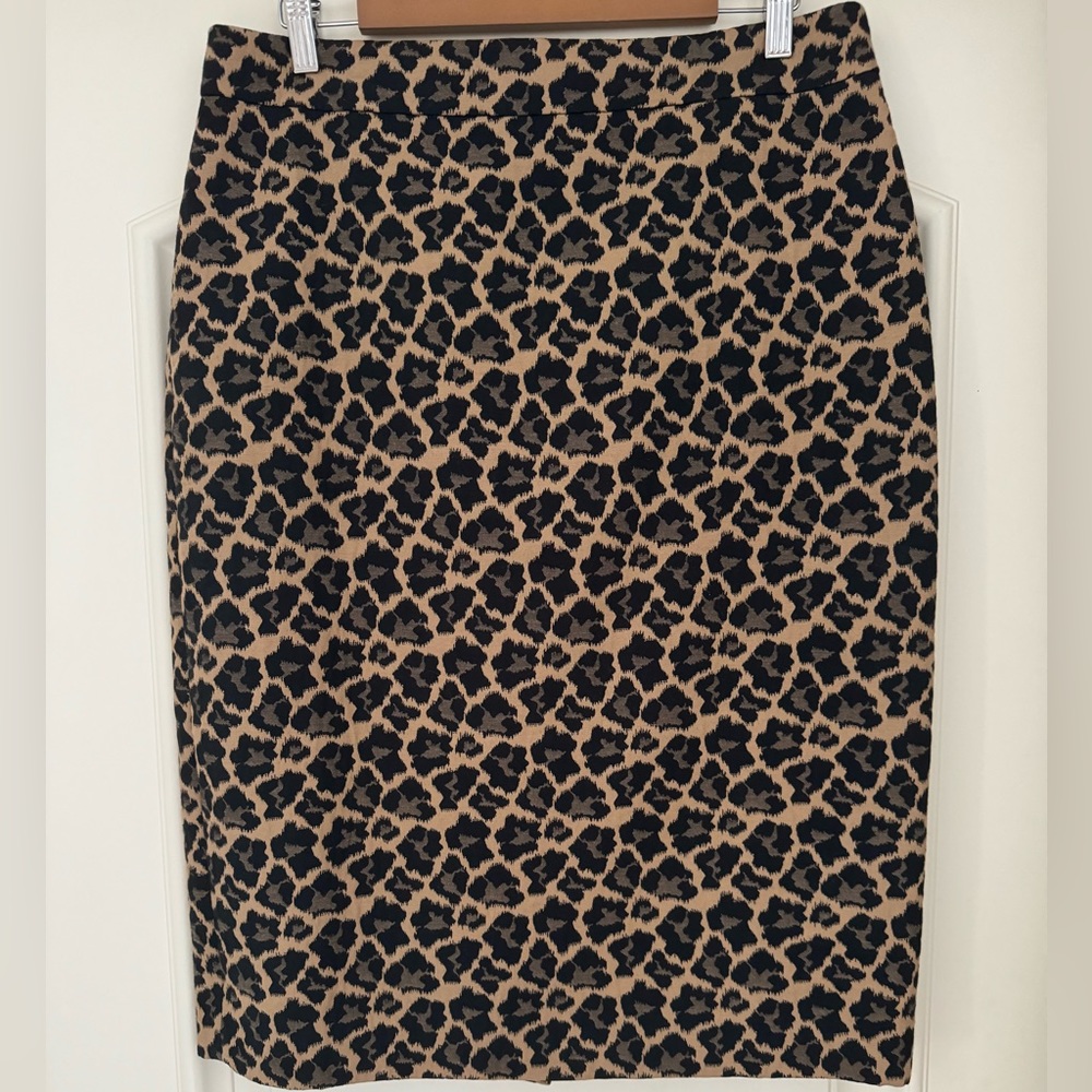 Talbots Animal Print Skirt